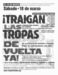 National & NYC March 18 Spanish flyer